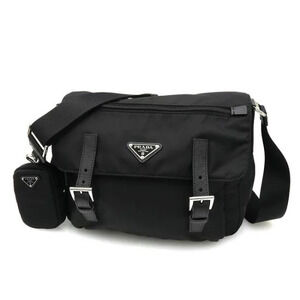 Prada Crossbody Messenger Bag Black